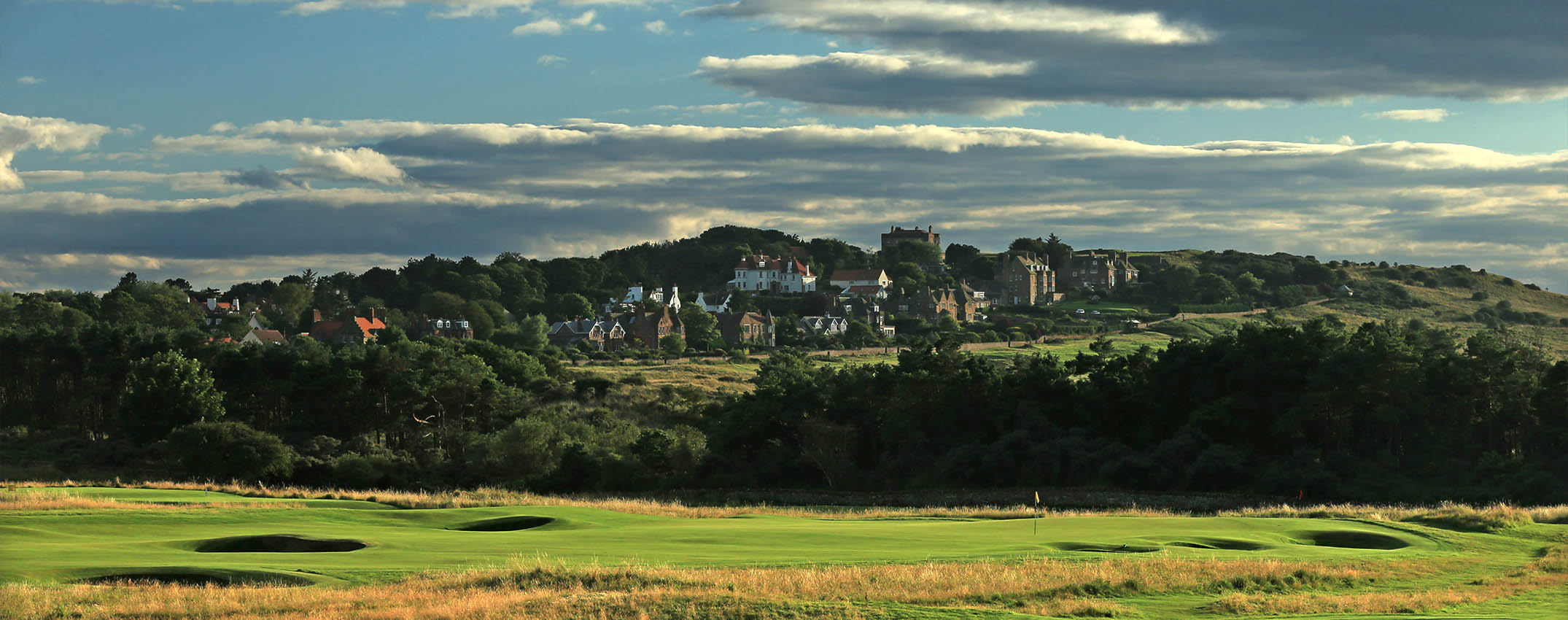 Muirfield - 15th Green looking to Gullane